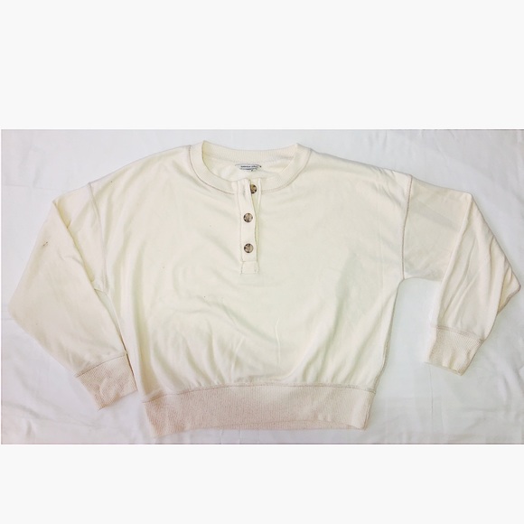 Creme American Eagle sweater - Picture 1 of 4